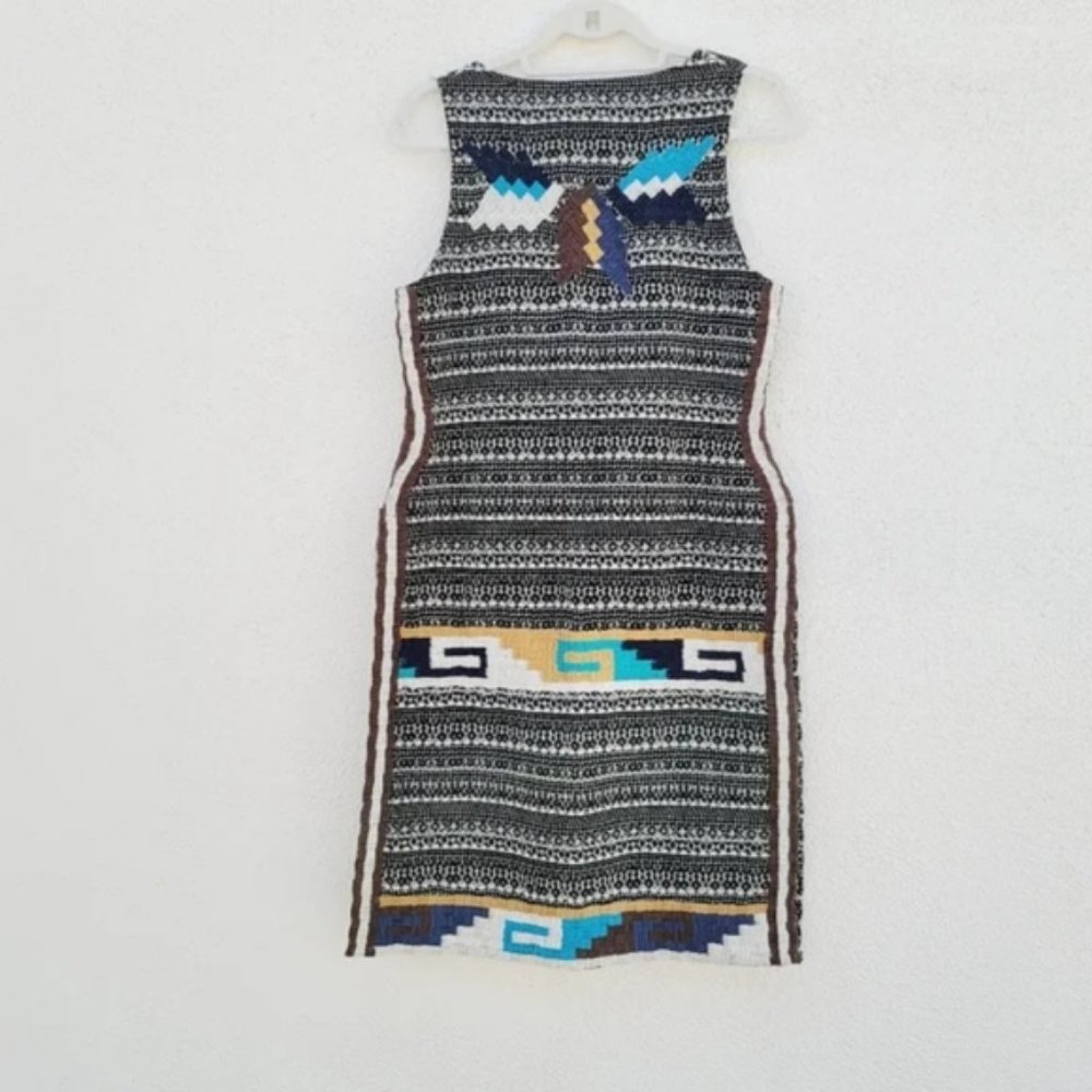 CALYPSO ST. BARTH - Tweed Embroidered Boho Tunic Size Small - Picture 2 of 13
